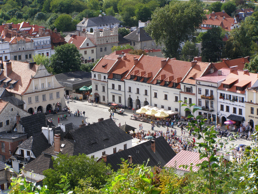 Panorama rynku w Kazimierzu