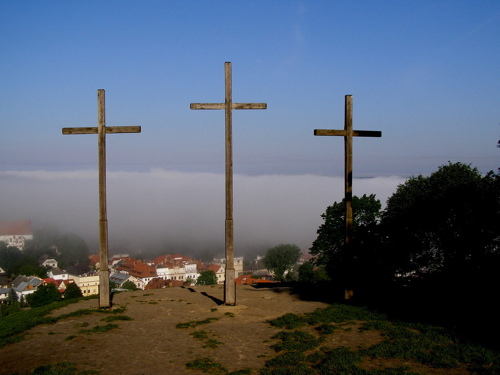 góra trzech krzyży w Kazimierzu Dolnym